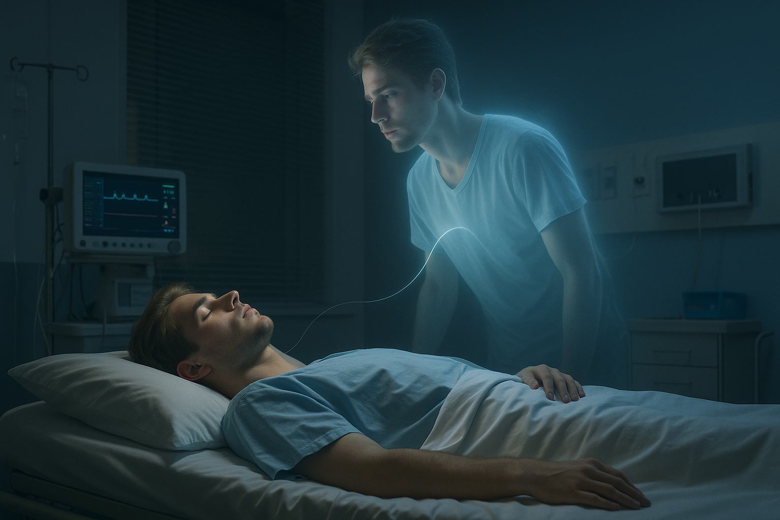 near death experience man hospital