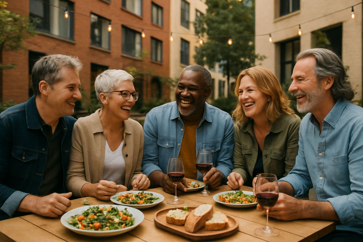 Friends DIning Outoors